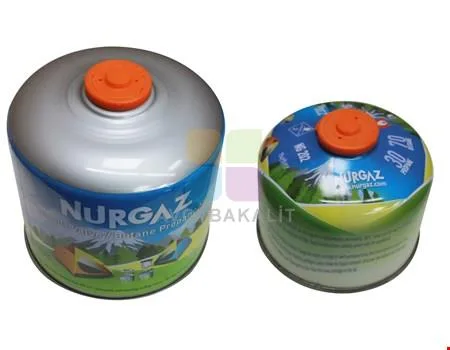 Nurgaz 230gr - 450gr Vidalı Tüp · Nurgaz Malzemeleri · Nurgaz