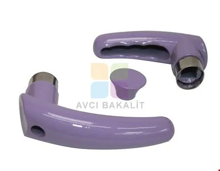 Akdeniz Yuvarlak Lila Kulp · Çaydanlık Kulpları · Akdeniz