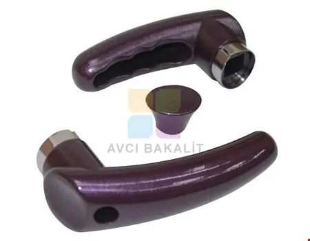 Akdeniz Yuvarlak Mor Kulp · Çaydanlık Kulpları · Akdeniz