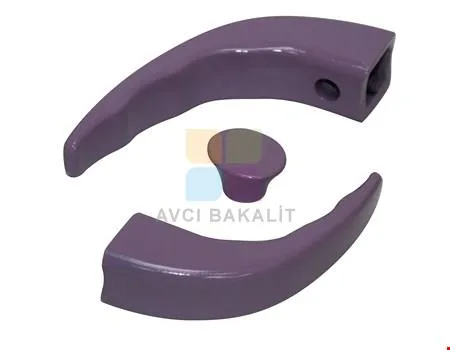 Alttan Vidalı Lila Kulp · Çaydanlık Kulpları · Bakalit