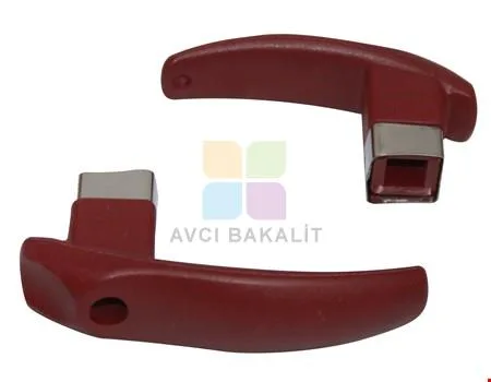 Kare Akdeniz Bordo Kulp · Çaydanlık Kulpları · Akdeniz