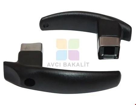 Kare Akdeniz Siyah Kulp · Çaydanlık Kulpları · Akdeniz