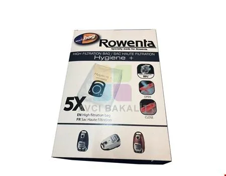 Rowenta Hygiene + Kutulu Bez Süpürge Toz Torbası · Süpürge Torbaları · Rowenta